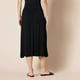 thumbnail image 2 of Falda midi de jersey sin cordones para mujer, 2 of 4