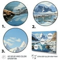 thumbnail image 3 of Designart "Reflecting on the Arctic Glacier" Landscapes Floater Framed Wall Decor, 3 of 7