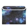 thumbnail image 7 of Yayeee Collapsible Cube Storage Bin with Lid Fabric Closet Decorative Basket with Handles, Watercolor Galaxy, 7 of 7