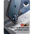 thumbnail image 4 of WEI Ares Étui pour iPhone 12 Pro Max 6.7 Pouces (Sortie 2020), Étui Pare-Chocs Robuste à Double Couche Transparente avec Protecteur d'Écran Intégré (Noir), 4 of 7
