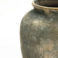 thumbnail image 6 of LuxenHome Rustic Gold and Brown Terracotta 15 Inch Tall Urn Vase, 6 of 10