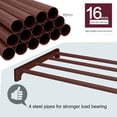 thumbnail image 4 of EGNMCR Office & Stationery Floor-standing Coat Rack With Shelves Multi-Functional Storage For Bedroom And Living Room Corner Organizer, 4 of 9