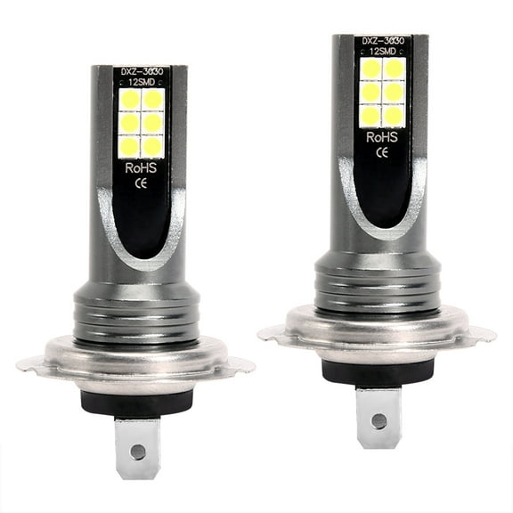 Adifare 2pcs H7 LED Headlight Bulbs Conversion Kit 6000K 100W Super Bright Replacement Car Front Fog Lights of Halogen for Car Truck Motorcycle