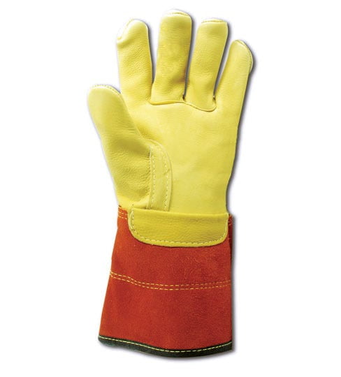 Leather Work gloves Size 9 10 11 Magid DuraMaster Gauntlet Cuff New 12 pair 