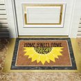 thumbnail image 5 of 24"x16" - Coir Door Mat with Heavy Duty Backing - Welcome Mats for Entryway, Porch - Anti-Slip PVC & Coconut Fiber Surface - Natural Home Accessories, Minimalist Original Design,Sunflower Theme, 5 of 7