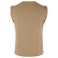 thumbnail image 5 of Rigardu tank tops men Men's Spring And Summer Daily Casual Sleeveless V Neck Vest T Shirt tank top for men Khaki + 3XL, 5 of 5