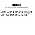 thumbnail image 2 of Kugel Front Rear Wheel Bearing and Hub Assembly Kit for Car Honda Fit Insight - Left Right Side (Driver Passenger) K70-101643, 2 of 8