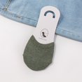 thumbnail image 2 of Outfmvch no show socks womens low cut socks women Ankle Socks Toe Topper Liner Half Toe Half Socks Foot Socks Half Cut Socks Thin Short Socks Slippers Crew Socks Ankle Socks for Women Green One Size, 2 of 5