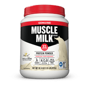 Muscle Milk Genuine Protein Powder, 32g Protein, Vanilla Creme, 1.93