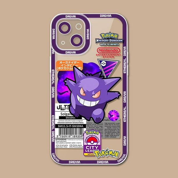 Funda Transparente De Dibujos Animados Pokemon Pikachu Compatible Para iPhone 14 12 11 Pro Max 13 13Pro 14Plus De Silicona Suave A Prueba De Golpes