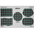 thumbnail image 2 of Buffalo Check Plaid Placemats by Penny's Needful Things (Rectangle - Set of 2) (Green), 2 of 3
