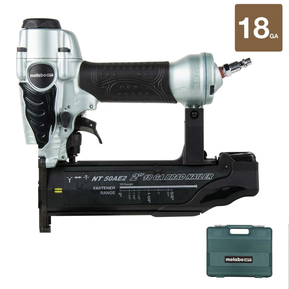 Metabo HPT 2Inch 18Gauge Finish Nailer, NT50AE2M