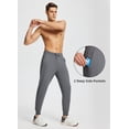 thumbnail image 2 of BALEAF Men's Workout Pants Joggers Quick Dry Tapered Leg with Zipper Pocket Gray S, 2 of 6