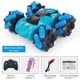 thumbnail image 1 of Cailmei Rc Car, Drift Stunt Car, 2.4 Ghz, Doble Cara 360° Giratorio Rc Stunt Crawler Con Luces Led, Música Y Spray, 4X4 Rc Car Juguetes Para Niños Y Niñas De 8 A 13 Años Azul D, 1 of 1