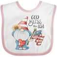 thumbnail image 3 of Inktastic God Bless the USA Gnome Boys or Girls Baby Bib, 3 of 4