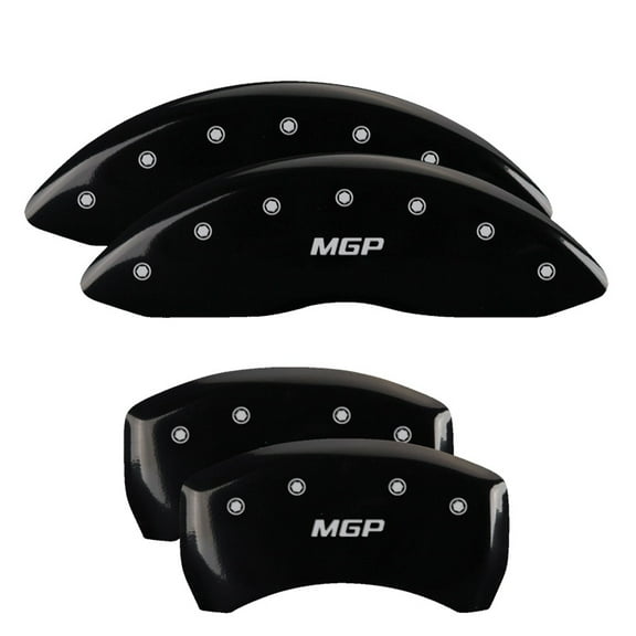 Mgp Caliper Covers 49014Smgpbk Mgp Black Powder Coat Finish, Silver Characters, Fits select: 2018-2019 BUICK REGAL ESSENCE