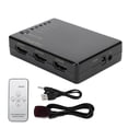 thumbnail image 1 of Commutateur 5 Ports pour Commutateur HDMI 4K x 2K Séparateur Haute Définition avec Télécommande, 1 of 10