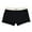 Black, variant on Bovxnpu Womens Underwear Plus Size Panties, Women's Breathable Cotton Boyshort Panties, Women's Solid Color Casual Breathable Elastic Flat Corner Pants XL