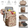 thumbnail image 2 of Bright Colorful Floral Print Cooler Bag - 20L Soft Cooler with Long-Lasting Insulation, Perfect for Parties, 2 of 5