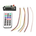 thumbnail image 2 of MP3 Decoding Board, FM Radio Decoder Board LED Display Multi Formats Hands Free  for Car, 2 of 7