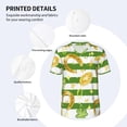 thumbnail image 5 of Rocae Watercolor St Patrick Day for Breathable Men's Baseball T-Shirt Fashionable Casual Baseball Jersey, Moisture-wicking Sportswear X-Large, 5 of 9
