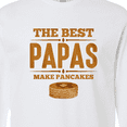 thumbnail image 4 of Inktastic Best Papas Make Pancakes Long Sleeve T-Shirt, 4 of 5
