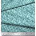 thumbnail image 3 of Soimoi Georgette Viscose Fabric Dolphin Small Print Fabric by The Yard 42 Inch Wide, 3 of 3