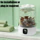 thumbnail image 5 of Mini Lavadora De Plástico Minilavadora portátil de gran capacidad para ropa interior y ropa de bebé, lavadora compacta de sobremesa con batería de 3000 mAh (blanca, 1 unidad). Rkxzt, 5 of 7