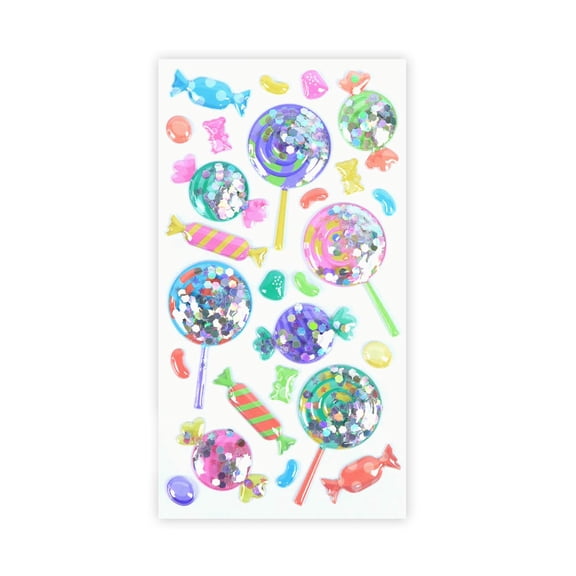 Recollections Shaker Candy Stickers, 12 Pack