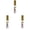 Gold*3, variant on Goowood Stone Tablet Paint Pens Black Red Gold Metal Marker For Restoration Waterproof Letter Refinishing Paint Markers For Metal 3 Pack