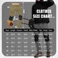 thumbnail image 5 of YUCOLEN Men's Fleece Lined Ski Snow Pants Water Resistant Winter Outdoor Pants with 4 Zip PocketsKhaki 34, 5 of 7