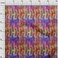 thumbnail image 2 of oneOone Polyester Lycra Orange Fabric Batik Dress Material Fabric Print Fabric By The Yard 56 Inch Wide - R4, 2 of 4