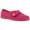 Fuchsia, variant on Mirak Andrea Touch Fastening Slipper / Womens Slippers / Ladies Slippers