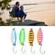 thumbnail image 4 of Señuelo De Metal De Un Solo Gancho, Cebo De Cuchara De Cobre Superficie Curva Acuminada 4 Piezas Coloridas Para Pesca Nocturna OTVIAP Single Hook Metal Lure, 4 of 8