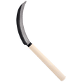 thumbnail image 2 of Zenport K205 Harvest Knife Weeding Sickle with Wood Handle, Steel Blade, 2 of 5