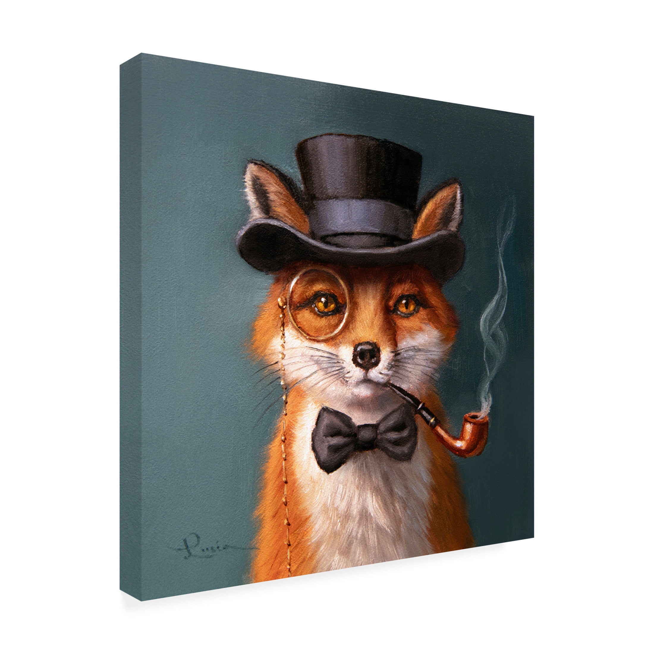 Trademark Fine Art Lucia Heffernan The Charming Mr. Fox Canvas Wall Art  - 24x24