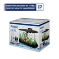 Aqueon Aquarium Glass 20 Gallon Starter Kit with LED Lighting 20 High