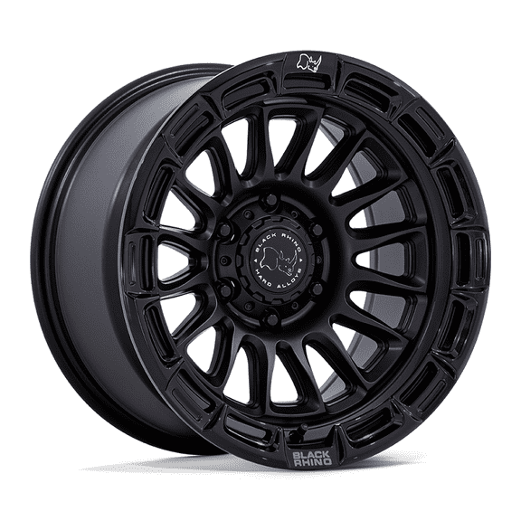 Black Rhino Wheels - Rival - 17in, Cast Aluminum, Matte Black W/ Gloss Blk-Lp, 17X8.5, 6X135, 10mm, 194933377381, SAE J2530 JWL VIA