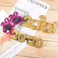 thumbnail image 1 of WRITWAA 3pcs New Year Party Photo Prop Golden Glasses for Festive Celebrations Attendees, 1 of 8
