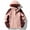 Pink, variant on Women's Softshell Warm Outdoor Windbreaker Waterproof Zipper Long Cycling Bike Coat Outdoor Single-layer Sprinker Suit Casual Lapel Zipper Loose Soft Hooded Coat