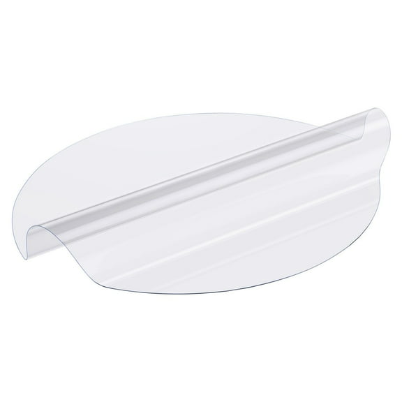 48 Inch Round PVC Table Protector - Clear Plastic Desk Cover, 2.0mm Thick, Durable & Scratch-Resistant