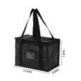 thumbnail image 3 of EIMELI Grand Sac Isotherme Glacière en Styromousse pour Garder les Aliments Chauds Ou Froids, Réutilisable, Double Fermeture Éclair, Sac de Livraison pour l'Épicerie, 3 of 8