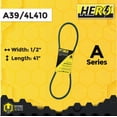 thumbnail image 2 of HERO® 1/2 inch x 41 inch Aramid Kevlar Lawn Mower Belt Replacement For Reference A39 4L410, 2 of 2