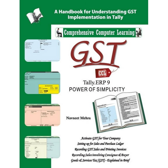 GST Tally ERP9 English, (Paperback)