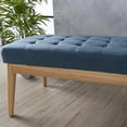 thumbnail image 5 of Christopher Knight Home 300217 Living Anglo Air Force Blue Fabric Bench, 5 of 5