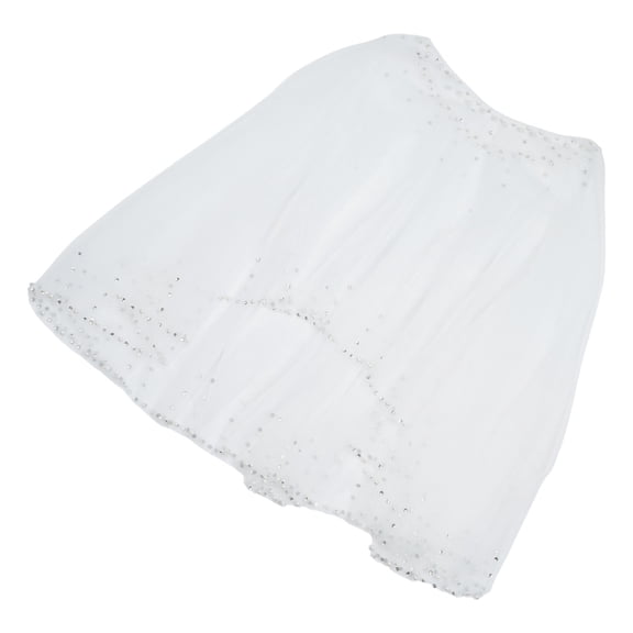 Elegant Beaded and Rhinestones Shawl for Women Mesh Shoulder Wrap Seethrough Design for Weddings and Formal Event