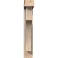 thumbnail image 2 of Ekena Millwork 5 1/2"W x 26"D x 34"H Westlake Block Smooth Bracket w/ Offset Brace, Douglas Fir, 2 of 25