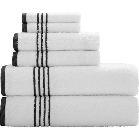 luxury black and white towels