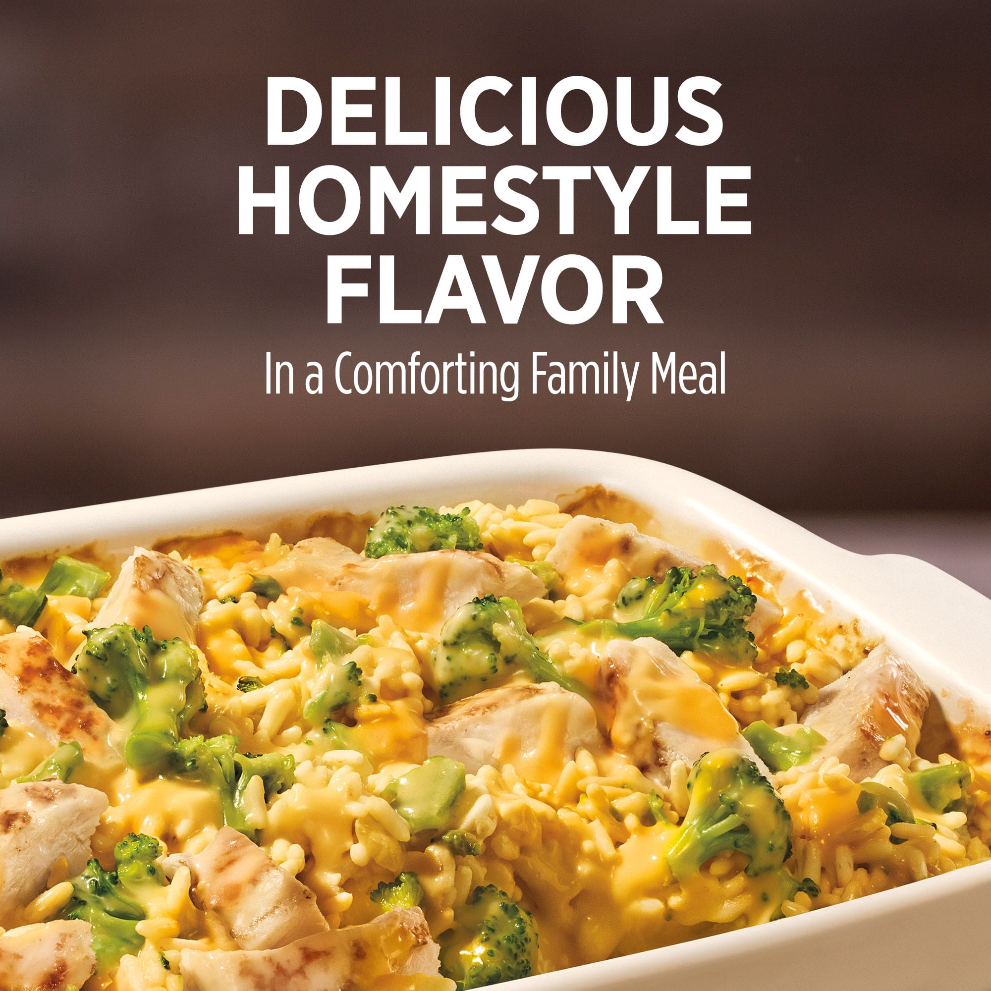 Marie Callender's Cheesy Chicken and Rice, Family Size, Frozen Meal, 36 oz.