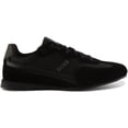 thumbnail image 2 of Boss Rusham Low Men's Low Top Lace Up Synthetic Trainers In Black Size 10, 2 of 6